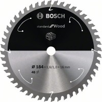 BOSCH Standard for Wood pjūklo diskas 184x1,6x16 mm T48
